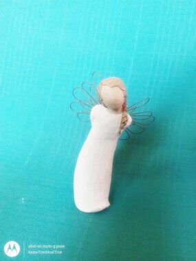 Willow Tree “Thank You” Figurine – Susan Lordi 2002 DEMDACO Collectible Angel